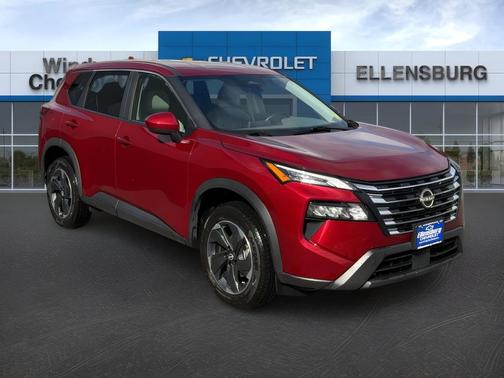 Scarlet Ember 2025 Nissan Rogue SV