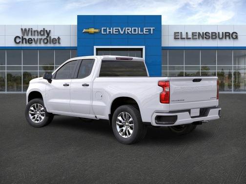 Summit White 2026 Chevrolet Silverado 1500 Custom