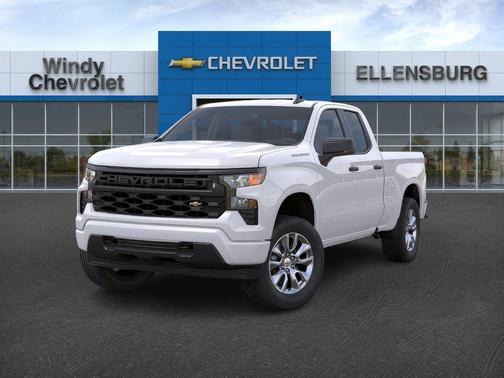 Summit White 2026 Chevrolet Silverado 1500 Custom