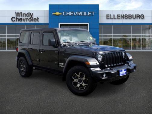 Black Clearcoat 2018 Jeep Wrangler Unlimited Sport