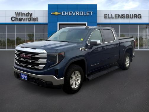 Pacific Blue Metallic 2023 GMC Sierra 1500 SLE