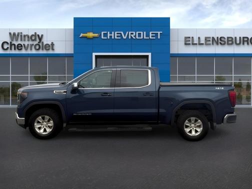Pacific Blue Metallic 2023 GMC Sierra 1500 SLE