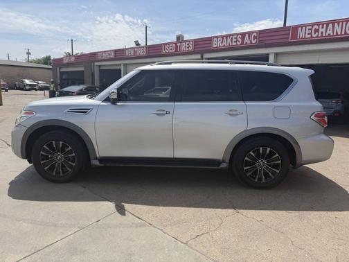 Brilliant Silver 2018 Nissan Armada Platinum