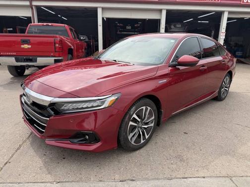 Radiant Red Metallic 2021 Honda Accord Hybrid EX-L