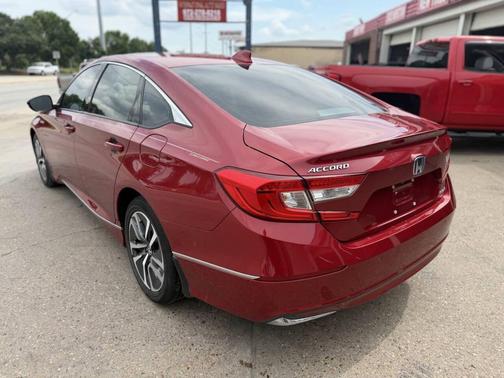 Radiant Red Metallic 2021 Honda Accord Hybrid EX-L
