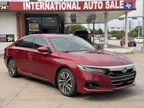 Radiant Red Metallic 2021 Honda Accord Hybrid EX-L