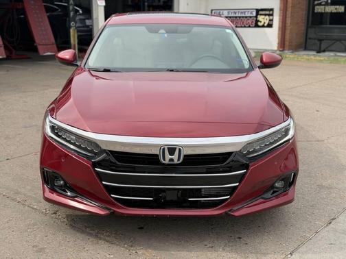 Radiant Red Metallic 2021 Honda Accord Hybrid EX-L