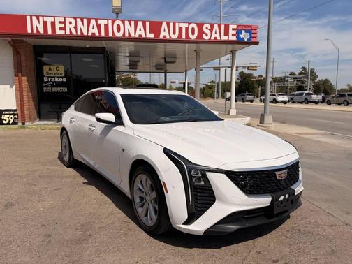 Summit White 2025 Cadillac CT5 Premium Luxury