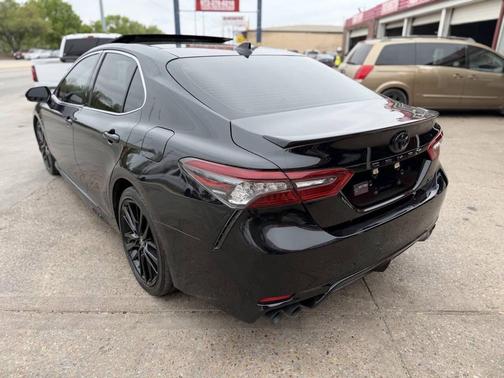 Midnight Black Metallic 2021 Toyota Camry XSE