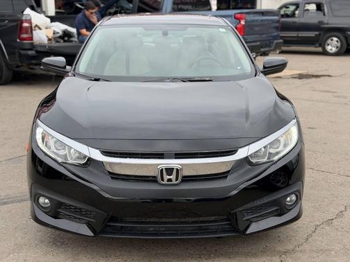Black 2017 Honda Civic EX-T