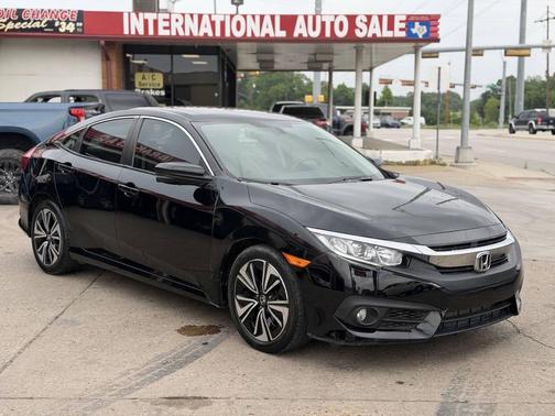 Black 2017 Honda Civic EX-T