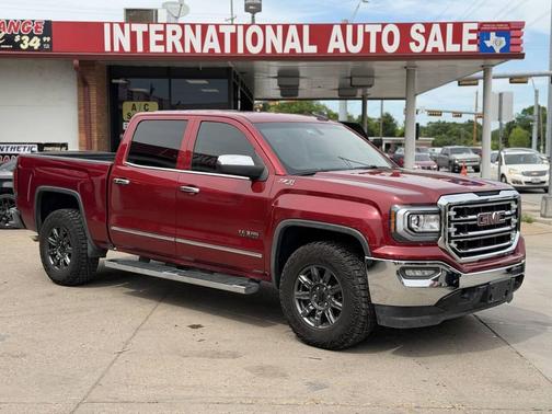 Red 2018 GMC Sierra 1500 SLT