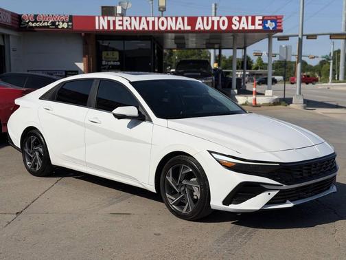 Serenity White 2024 Hyundai ELANTRA Limited