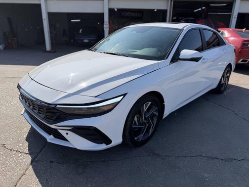 Serenity White 2024 Hyundai ELANTRA Limited