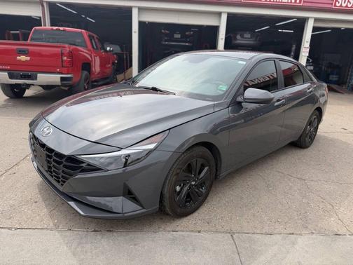 Ecotronic Gray 2023 Hyundai ELANTRA HEV Blue