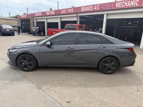 Ecotronic Gray 2023 Hyundai ELANTRA HEV Blue