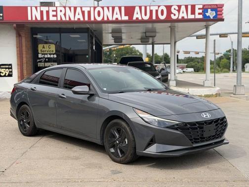 Ecotronic Gray 2023 Hyundai ELANTRA HEV Blue