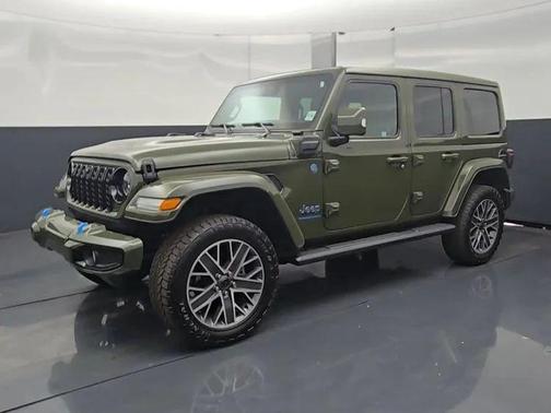 Sarge Green Clearcoat 2024 Jeep Wrangler 4xe Sport S