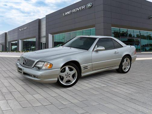 Silver 2001 Mercedes-Benz SL-Class SL 500 Convertible
