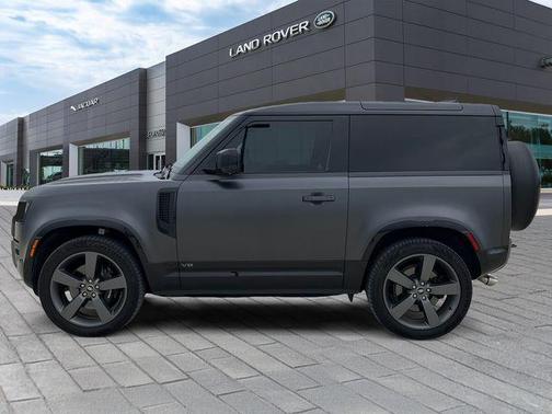 Carpathian Grey Premium Metallic 2024 Land Rover Defender 90 P525 Carpathian Edition