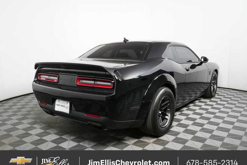 Pitch Black Clearcoat 2023 Dodge Challenger SRT Hellcat