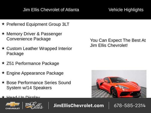 2020 Chevrolet Corvette Stingray w/3LT