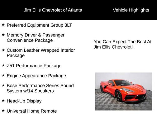 2020 Chevrolet Corvette Stingray w/3LT