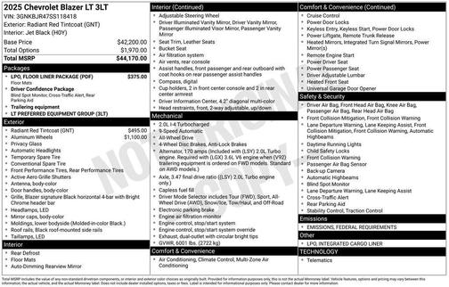 2025 Chevrolet Blazer 3LT