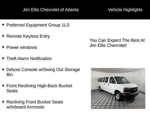 2025 Chevrolet Express 3500 RWD 3500 Extended Wheelbase LS
