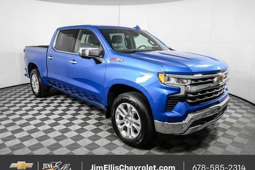 Glacier Blue Metallic 2022 Chevrolet Silverado 1500 LTZ