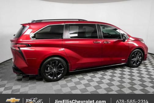 Ruby Flare Pearl 2021 Toyota Sienna XSE 7 Passenger