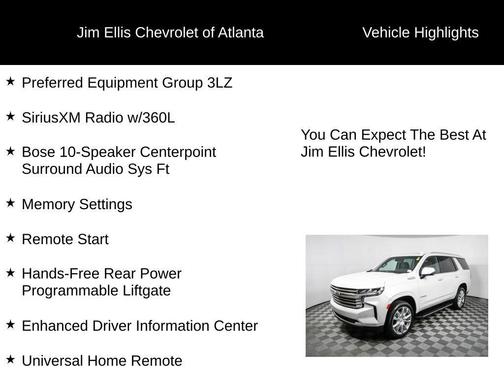 2022 Chevrolet Tahoe 4WD High Country