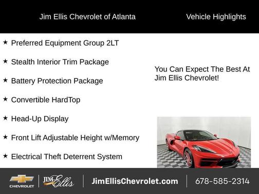 2023 Chevrolet Corvette Stingray w/2LT