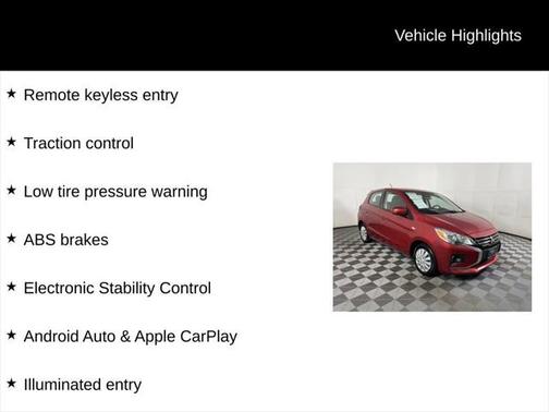 2022 Mitsubishi Mirage ES