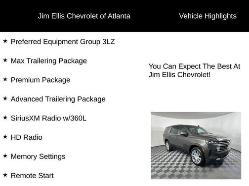 2021 Chevrolet Tahoe 2WD High Country