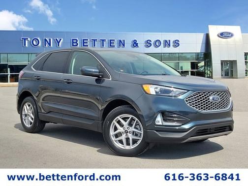STONE BLUE METALLIC 2023 Ford Edge SEL/ COLD WEATHER PKG/ POWER LIFTGATE/ CAMERA/