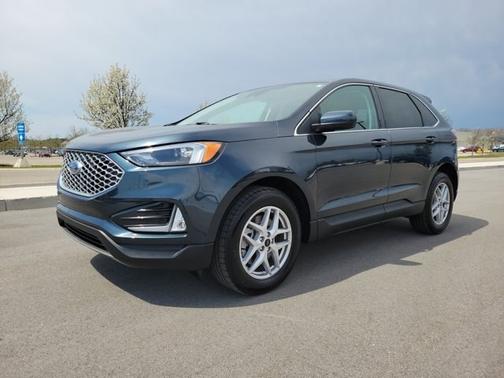 STONE BLUE METALLIC 2023 Ford Edge SEL/ COLD WEATHER PKG/ POWER LIFTGATE/ CAMERA/