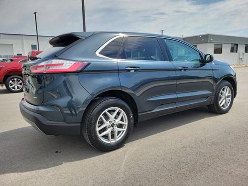 STONE BLUE METALLIC 2023 Ford Edge SEL/ COLD WEATHER PKG/ POWER LIFTGATE/ CAMERA/