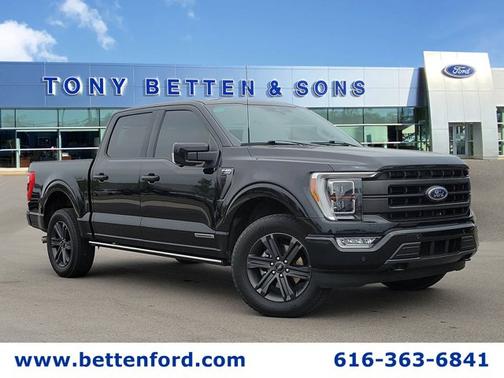 AGATE BLACK METALLIC 2023 Ford F-150 LARIAT
