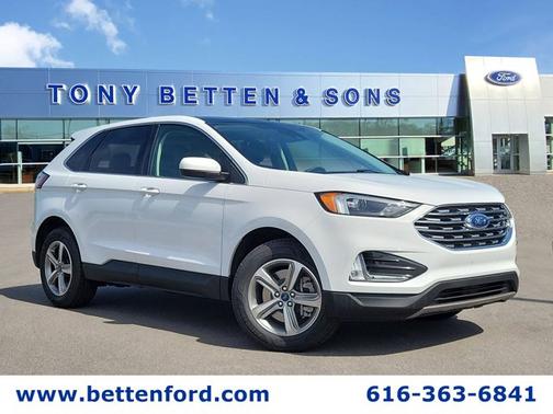 OXFORD WHITE 2022 Ford Edge SEL/ MOONROOF/ TOW PKG/ COLD WEATHER PKG/