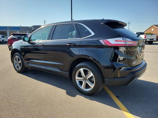 AGATE BLACK METALLIC 2023 Ford Edge SEL/ MOONROOF/ COLD WEATHER PKG/ CAMERA/ PWR LIFTG