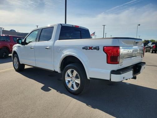 STAR WHITE METALLIC TRI-COA 2020 Ford F-150 PLATINUM/ 3.5L/ MOON/ NAV/ MAX TOW/ 20S/