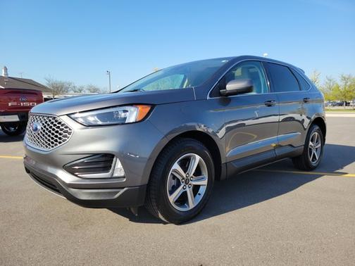 CARBONIZED GRAY 2024 Ford Edge SEL/ MOON/ TOW PKG/ COLD WEATHER PKG/ POWER LIFTGA