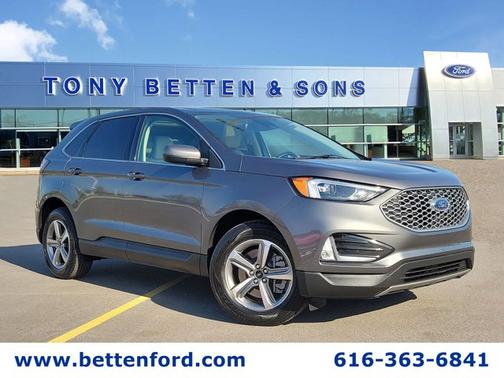 CARBONIZED GRAY 2024 Ford Edge SEL/ MOON/ TOW PKG/ COLD WEATHER PKG/ POWER LIFTGA