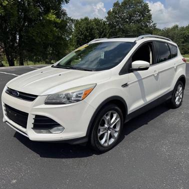White Platinum Metallic Tri-Coat 2015 Ford Escape Titanium