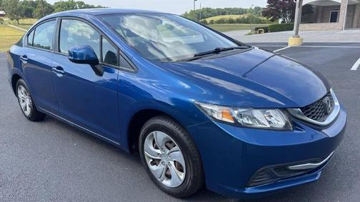 Dyno Blue Pearl 2013 Honda Civic LX