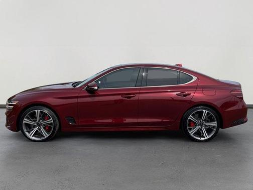 Red 2024 Genesis G70 3.3T Sport Advanced