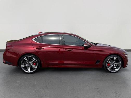 Red 2024 Genesis G70 3.3T Sport Advanced