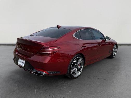 Red 2024 Genesis G70 3.3T Sport Advanced