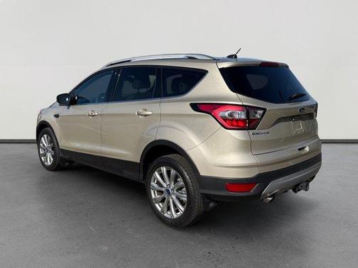 White Gold Metallic 2017 Ford Escape Titanium